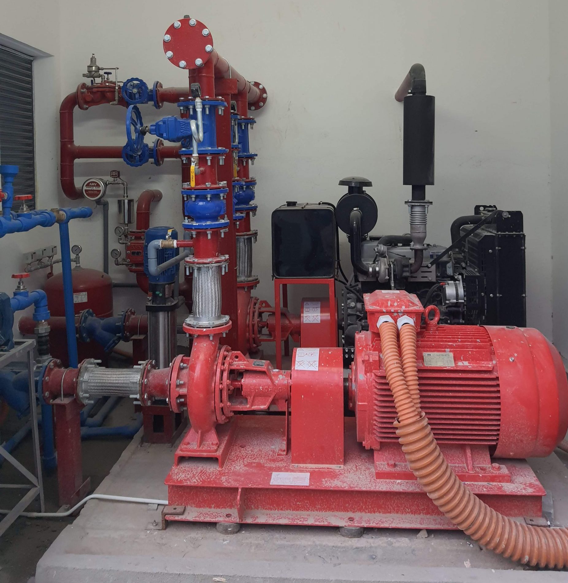 Thi công hệ thống PCCC tại công trình Tỉnh ủy Quảng Ngãi